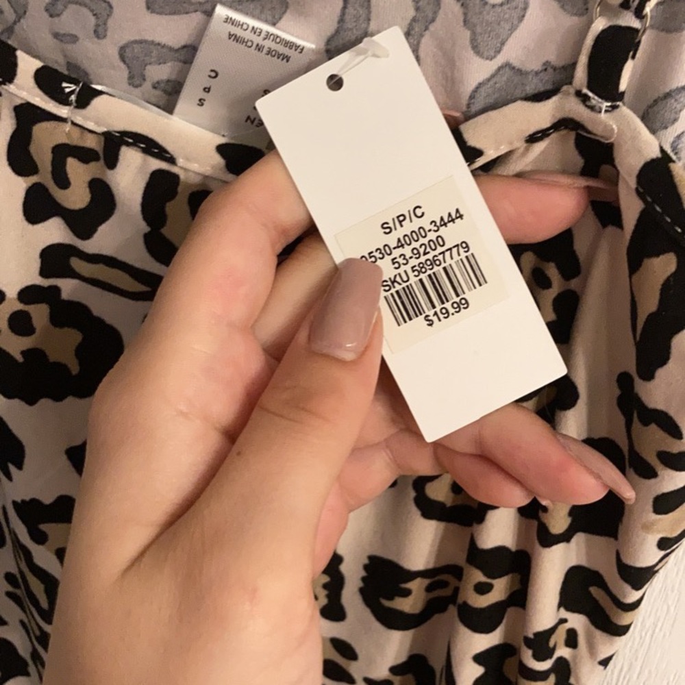 NWT leopard mini dress - Picture 3 of 3